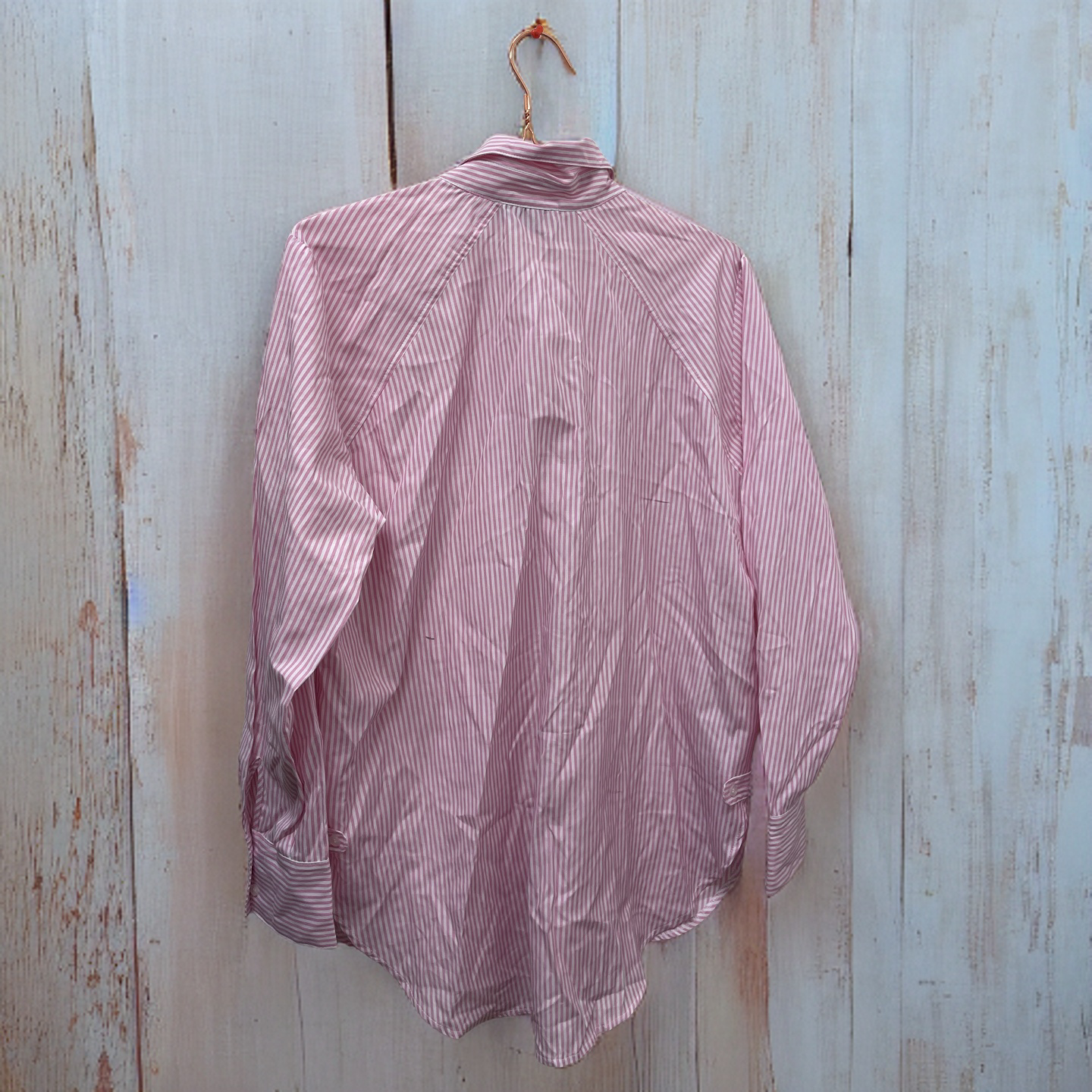 Rubynee  Vintage y2k pink stripe shirt size M