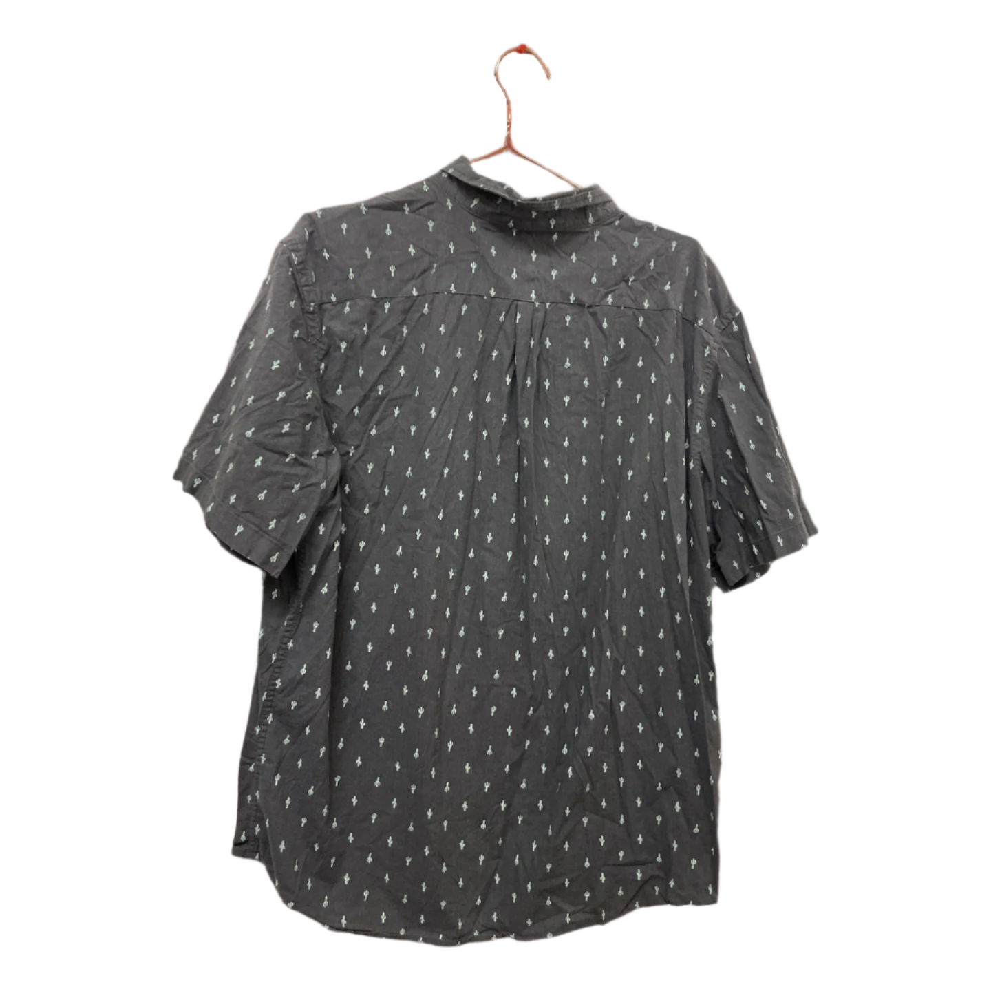 Rubynee  Vintage y2k old navy mens black floral printed short sleeve shirt size XL