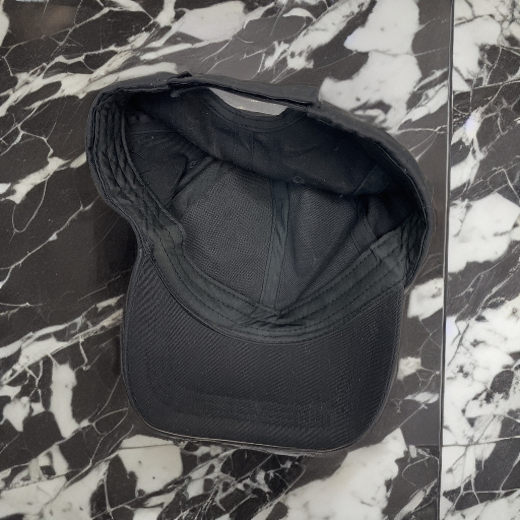 Rubynee Vintage y2k plain suede black baseball cap