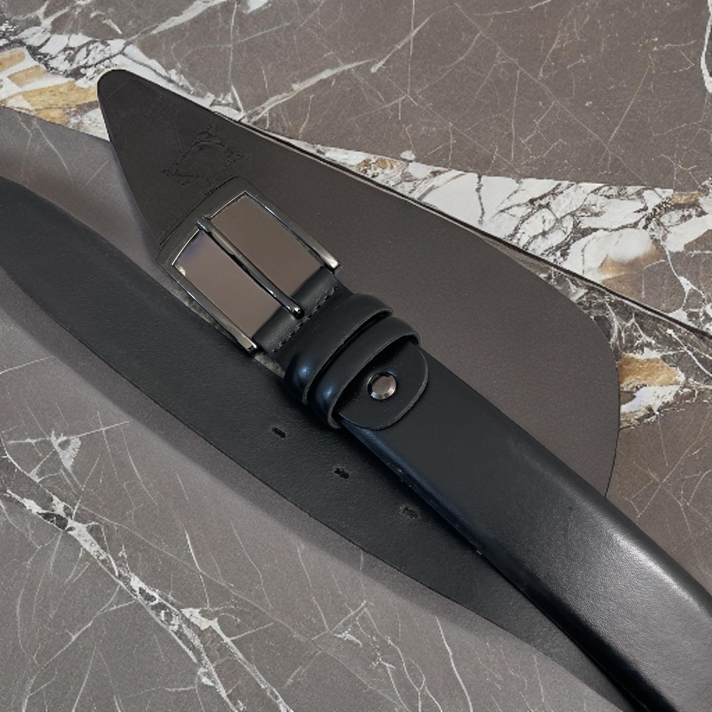 Rubynee Vintage y2k Paco lorente brown leather mens belt