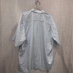 Rubynee  Vintage y2k regular fit mens short sleeve white manchester tallas extra shirt size XXXL