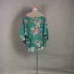Rubynee  Vintage y2k green womens floral wrap top size 12