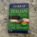 Rubynee Harrap Paperback Italian Dictionary