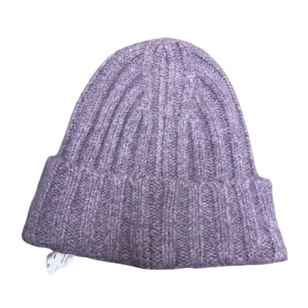 Rubynee Vintage y2k purple Ribbed Knit Beanie cap