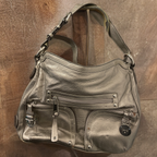  Rubynee Vintage y2k bronze leather women hand bag