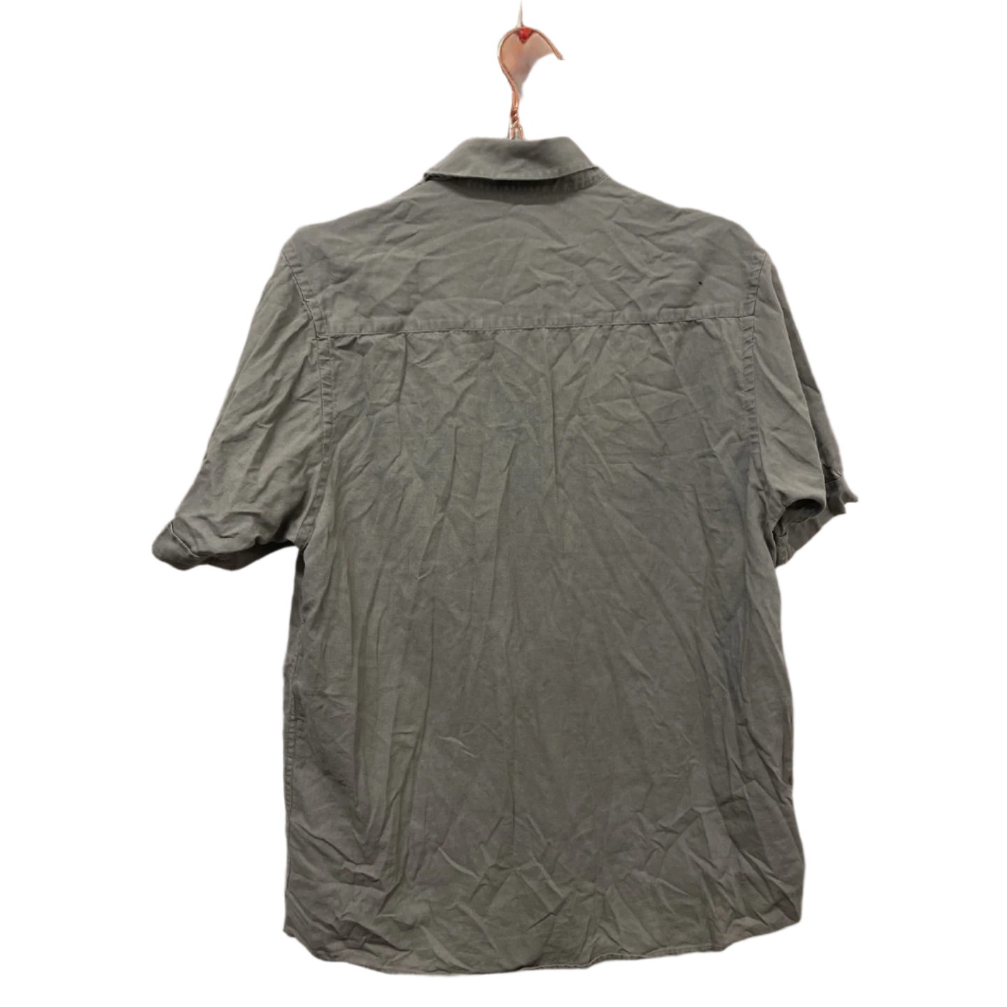 Rubynee  Vintage y2k Mens George Khaki Green short sleeve shirt size S