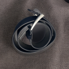 Rubynee Vintage y2k mens blue suede belt