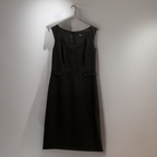 Rubynee Vintage y2k mid-length black sleeveless dress
