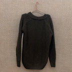 Rubynee Vintage y2k Zara brown chunky knitted cardigan size M