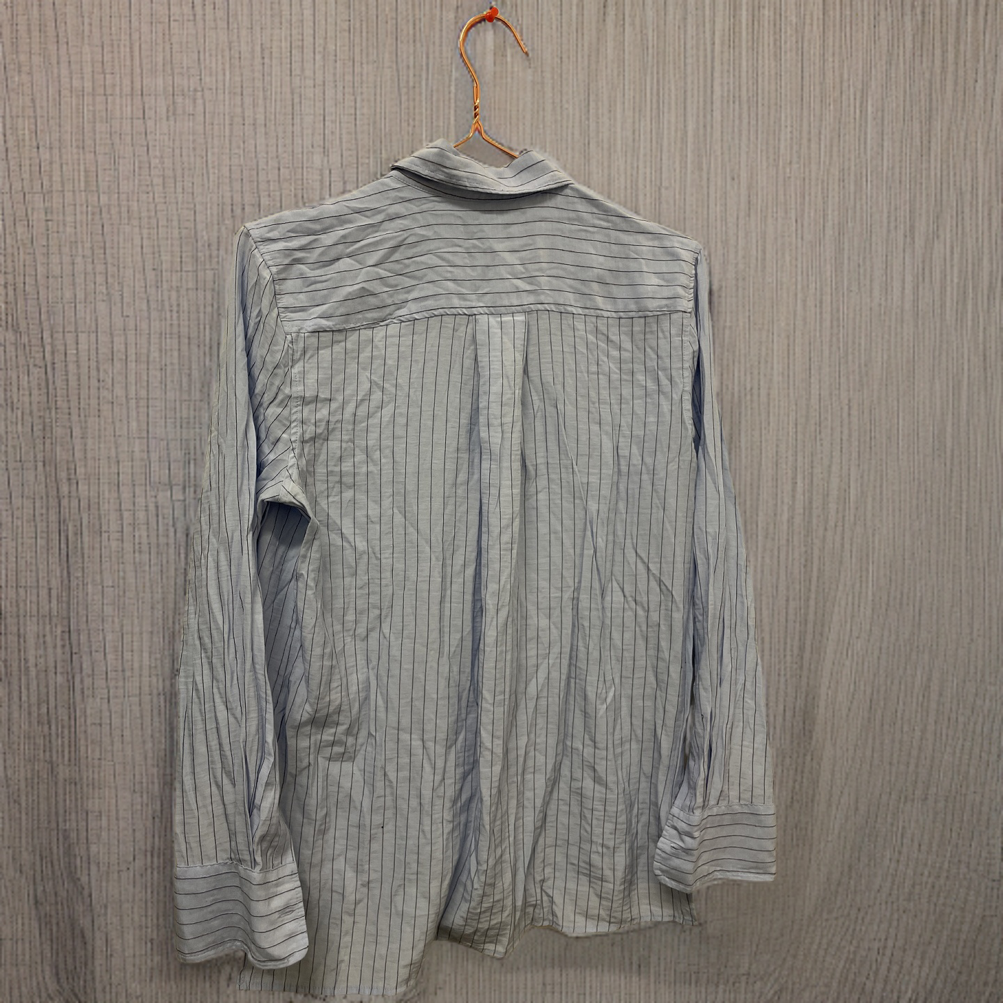 Rubynee  Vintage y2k womens mark & spencer line stripe blue shirt size 10