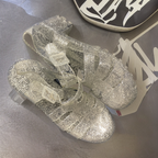 Rubynee Vintage y2k Ladies Spot On Casual Jelly Sandals