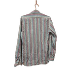 Rubynee  Vintage y2k Mark & Spencers mens multicoloured stripped long sleeve shirt