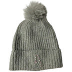 Grey Rib-Knit Beanie SKU 7301