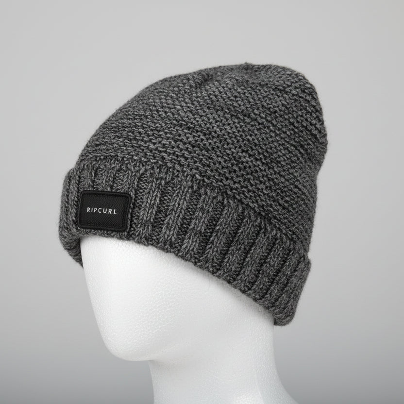 Ripcurl unisex acrylic knitted Gray Beanie SKU 7288