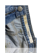 Henleys Jeans Adult 34x31 Medium Wash Straight Leg lap Pockets Baggy Mens Slight tear at the bottom|SKU 4250