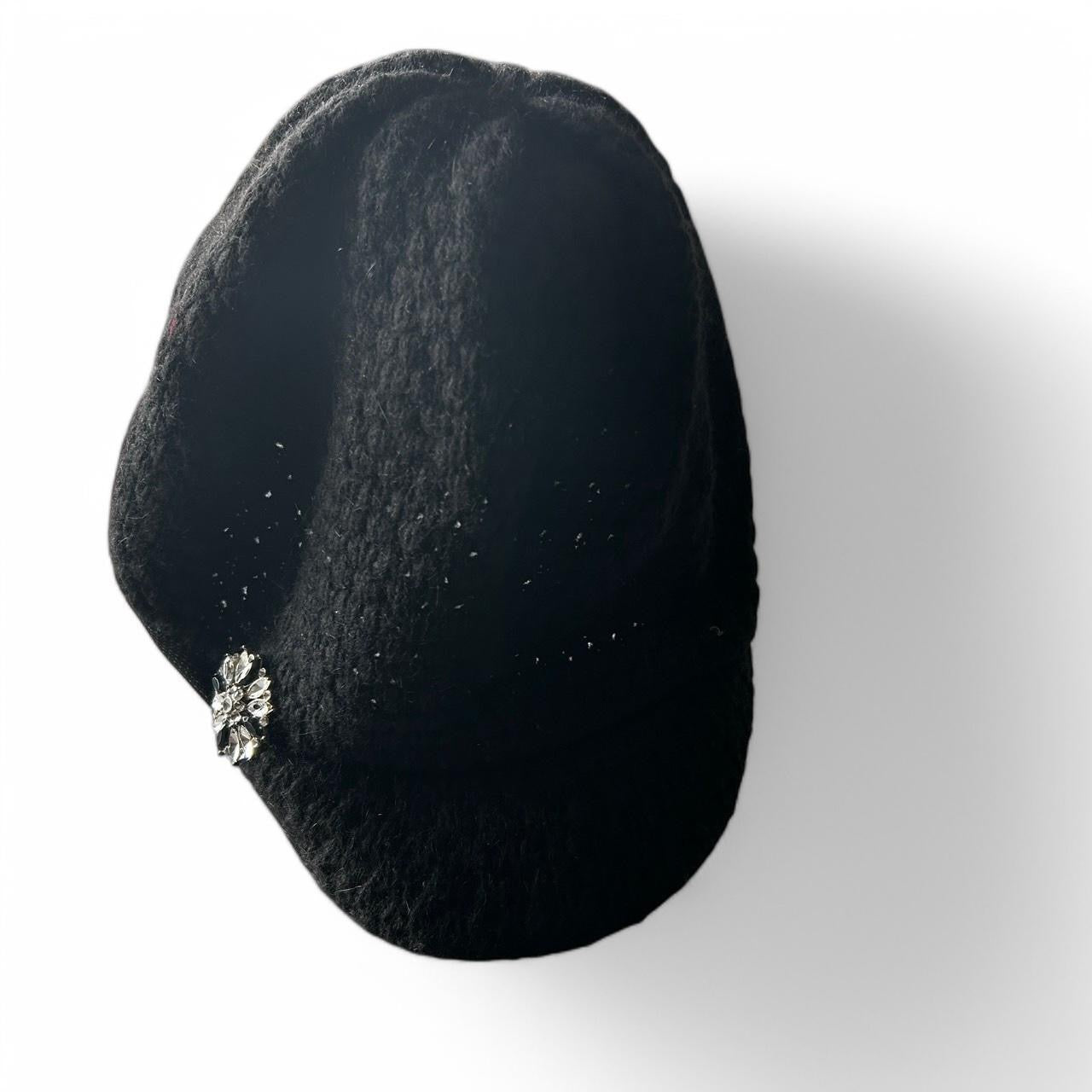 Black Marks & Spencer beanie hat #winteraccessories