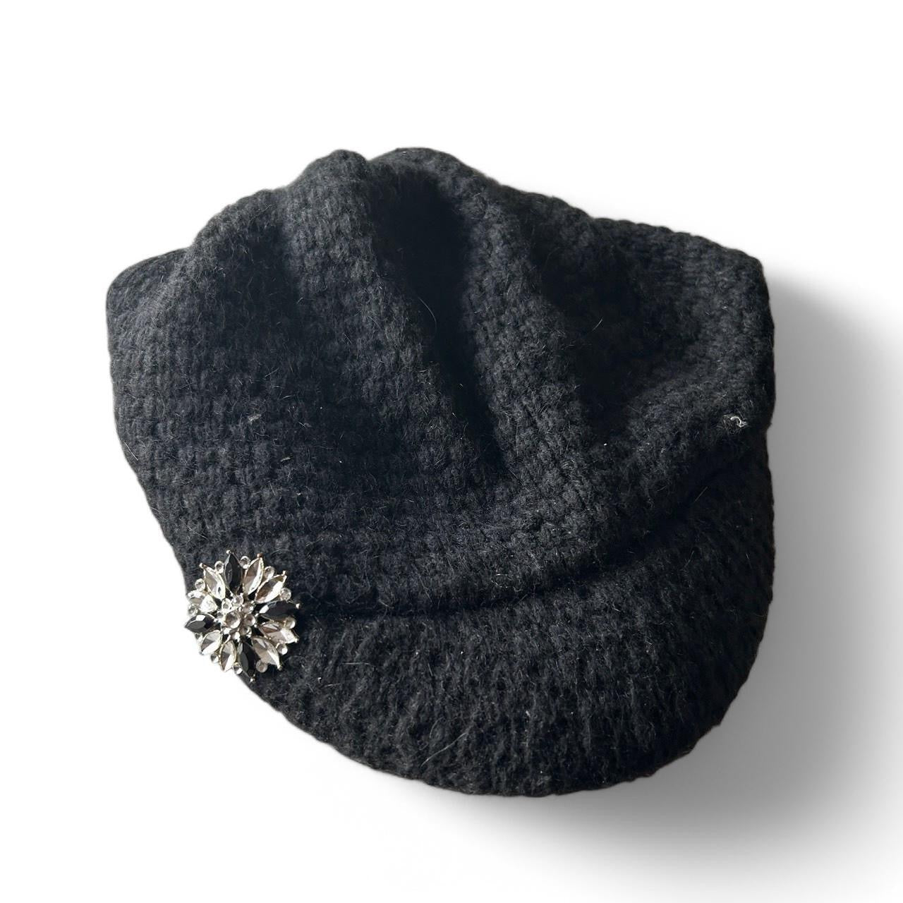 Black Marks & Spencer beanie hat #winteraccessories