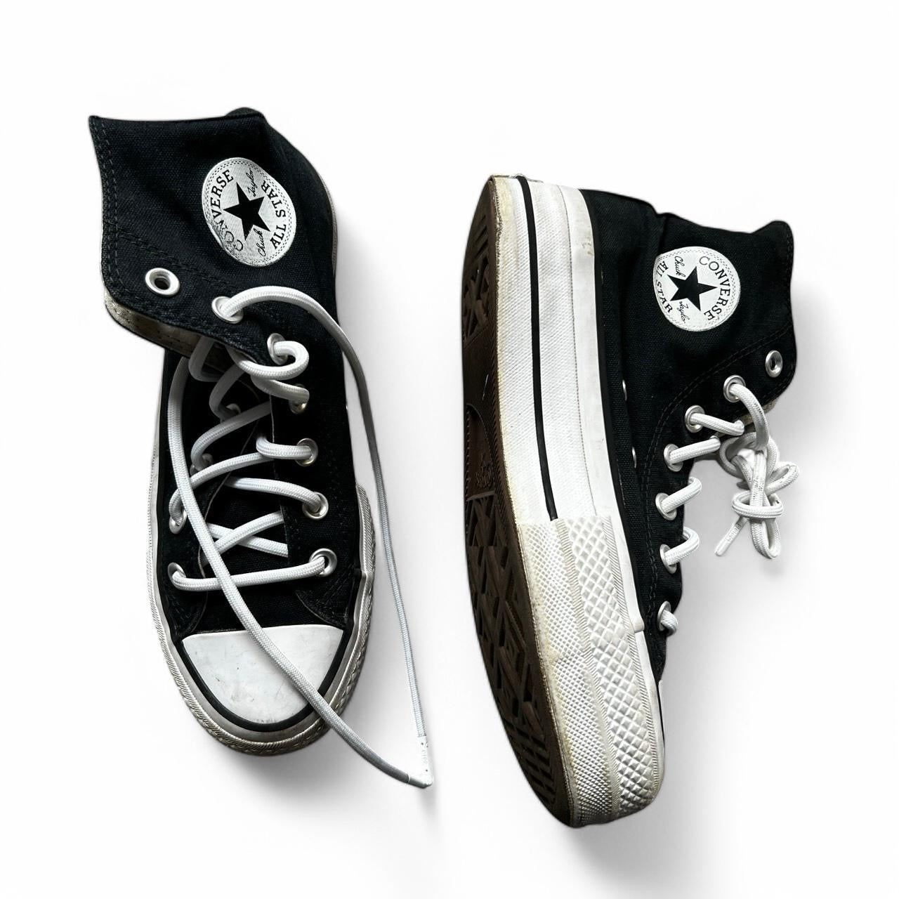 Converse Chuck Taylor All Star Platform Black Canvas 560845F Women’s Size 4 UK Sku 6825