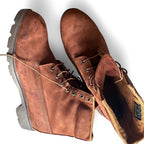 Vintage Men's Timberland brown boot With Rugged Outdoor Vibe Sku 6863A UK 13