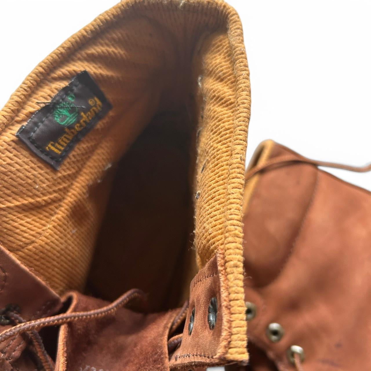 Vintage Men's Timberland brown boot With Rugged Outdoor Vibe Sku 6863A UK 13
