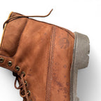 Vintage Men's Timberland brown boot With Rugged Outdoor Vibe Sku 6863A UK 13