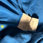 Hugo Boss blue Contrast Circle Logo Print T-shirt in small sku 6905