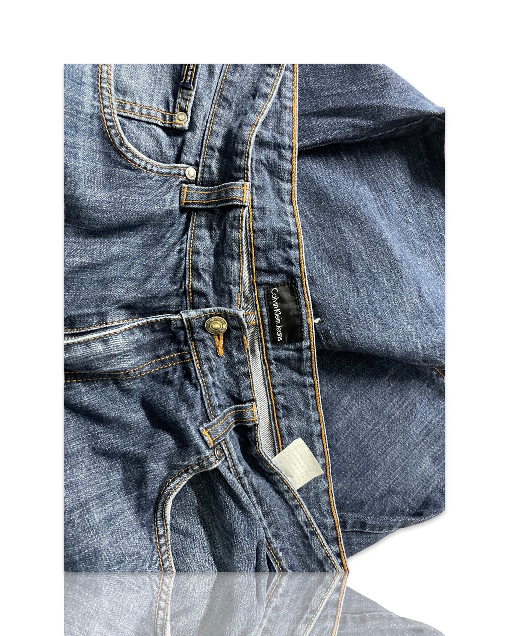 Calvin Klein Mens vintage denim blue jeans waist 36 |length 33