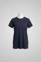 Vintage Reiss Men's Plain Navy Blue Medium  t-shirt |L27W19|SKU 5521