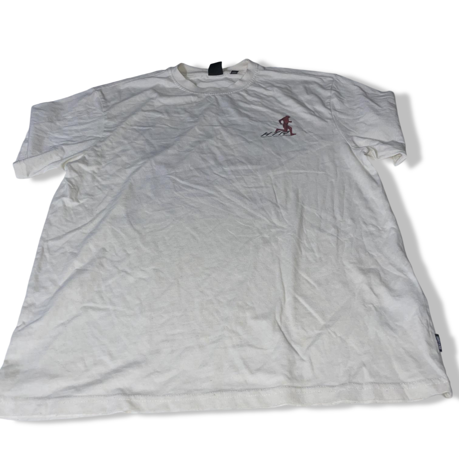 Vintage men's Only & Sons oversized t-shirt with mountain trail back print in white in M|L29W20|SKU5522