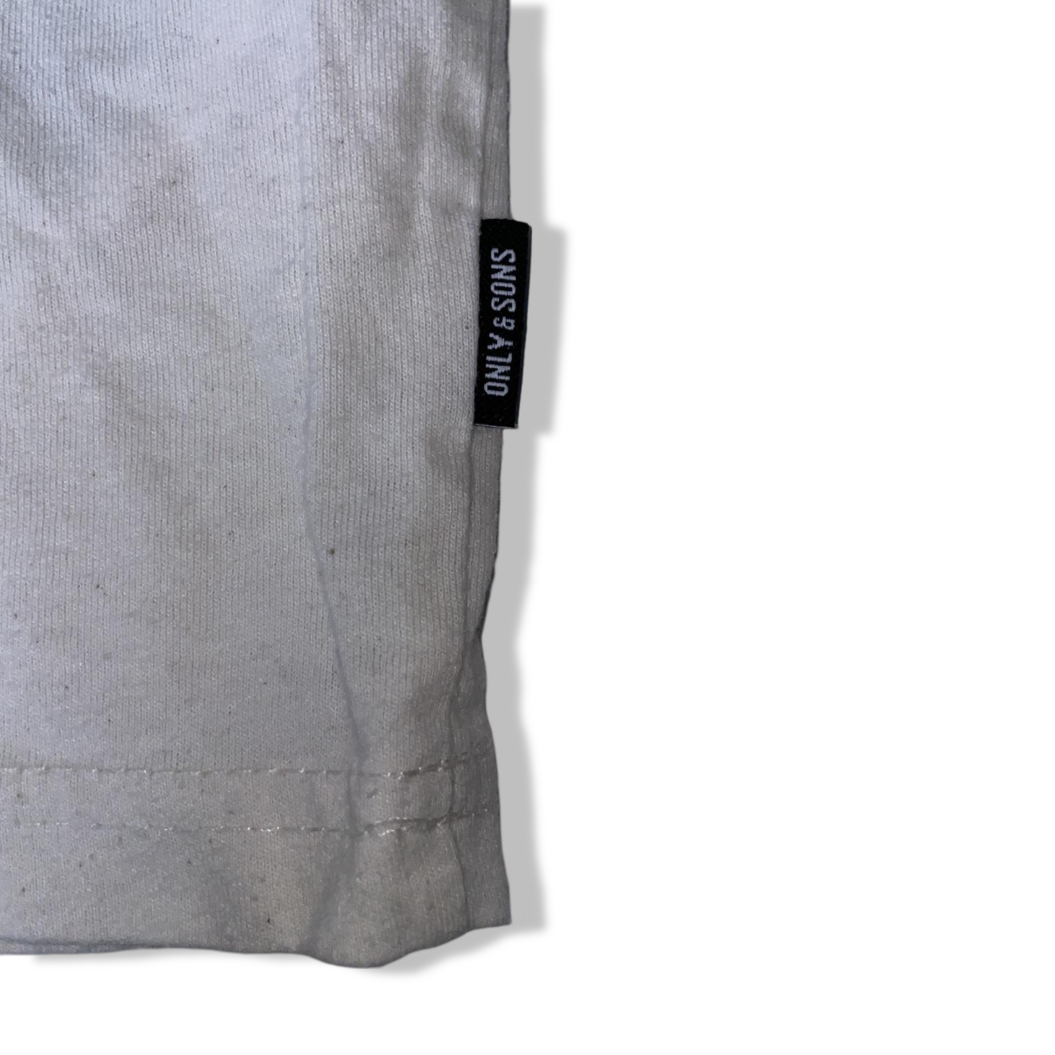 Vintage men's Only & Sons oversized t-shirt with mountain trail back print in white in M|L29W20|SKU5522