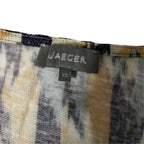 Vintage Jaeger linen Short Sleeve Casual  multi Tops for Women in XS|L25W14|SKU 5529