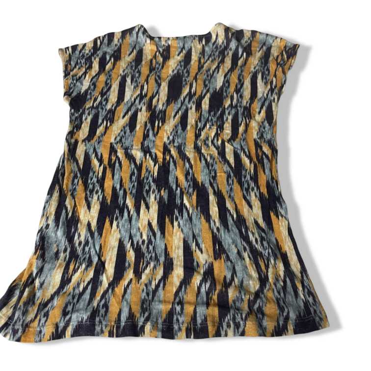 Vintage Jaeger linen Short Sleeve Casual  multi Tops for Women in XS|L25W14|SKU 5529