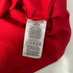 Vintage men Adidas essential 3-stripe red tees in XS|L25 W16| SKU 5532