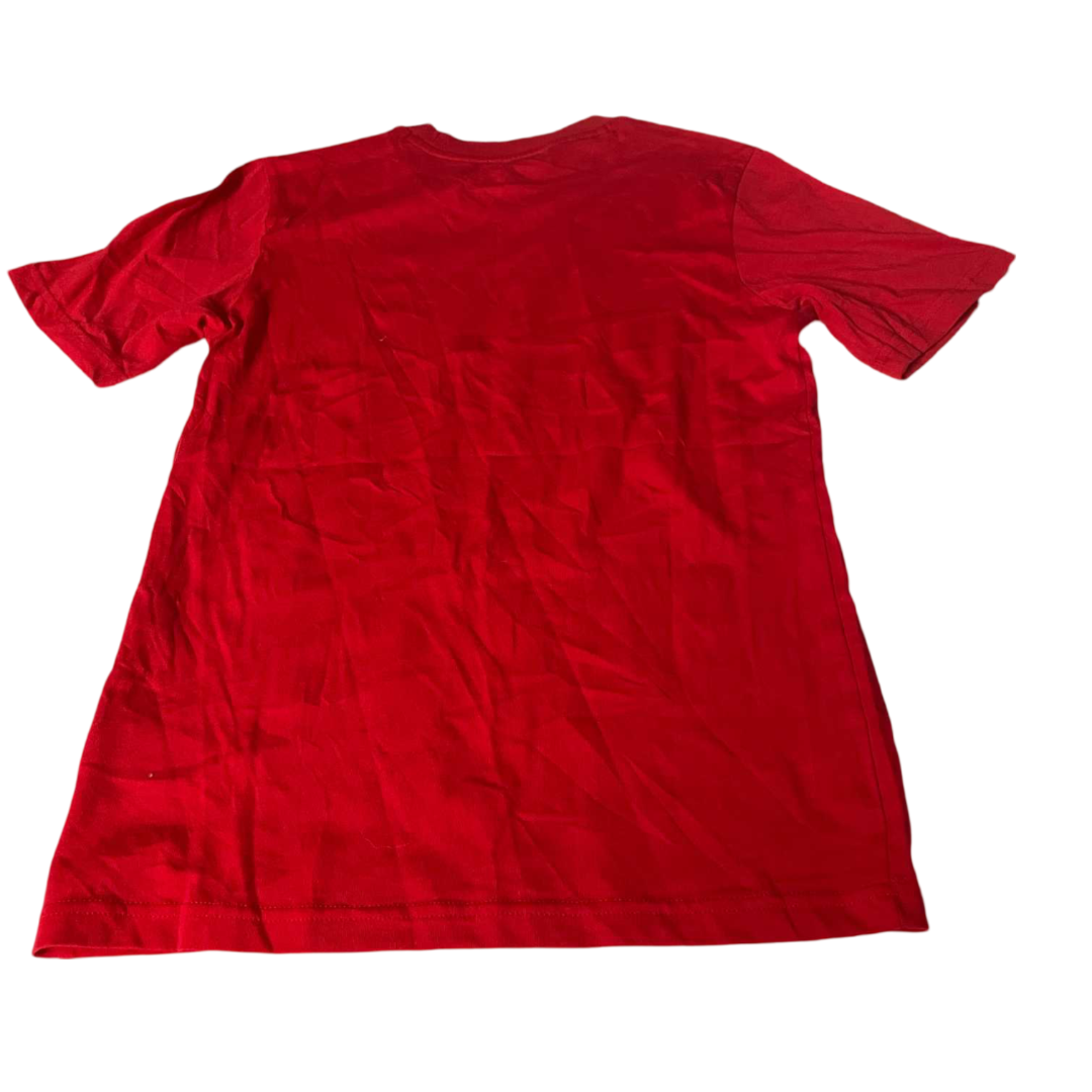 Vintage men Adidas essential 3-stripe red tees in XS|L25 W16| SKU 5532