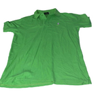 Vintage men RCBC Polo club green short sleeve polo shirt in L|L30 W21|SKU 5537