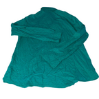 Vintage women Dressbarn pattern green long sleeve shirt in S|L27 W18|SKU 5539