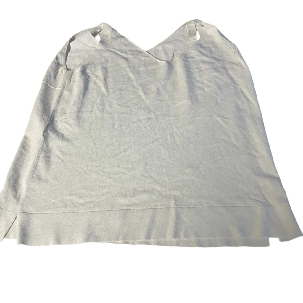Vintage women D.Exterior fashion Italia white camisole v-neck top in M|L21 W19|SKU 5540