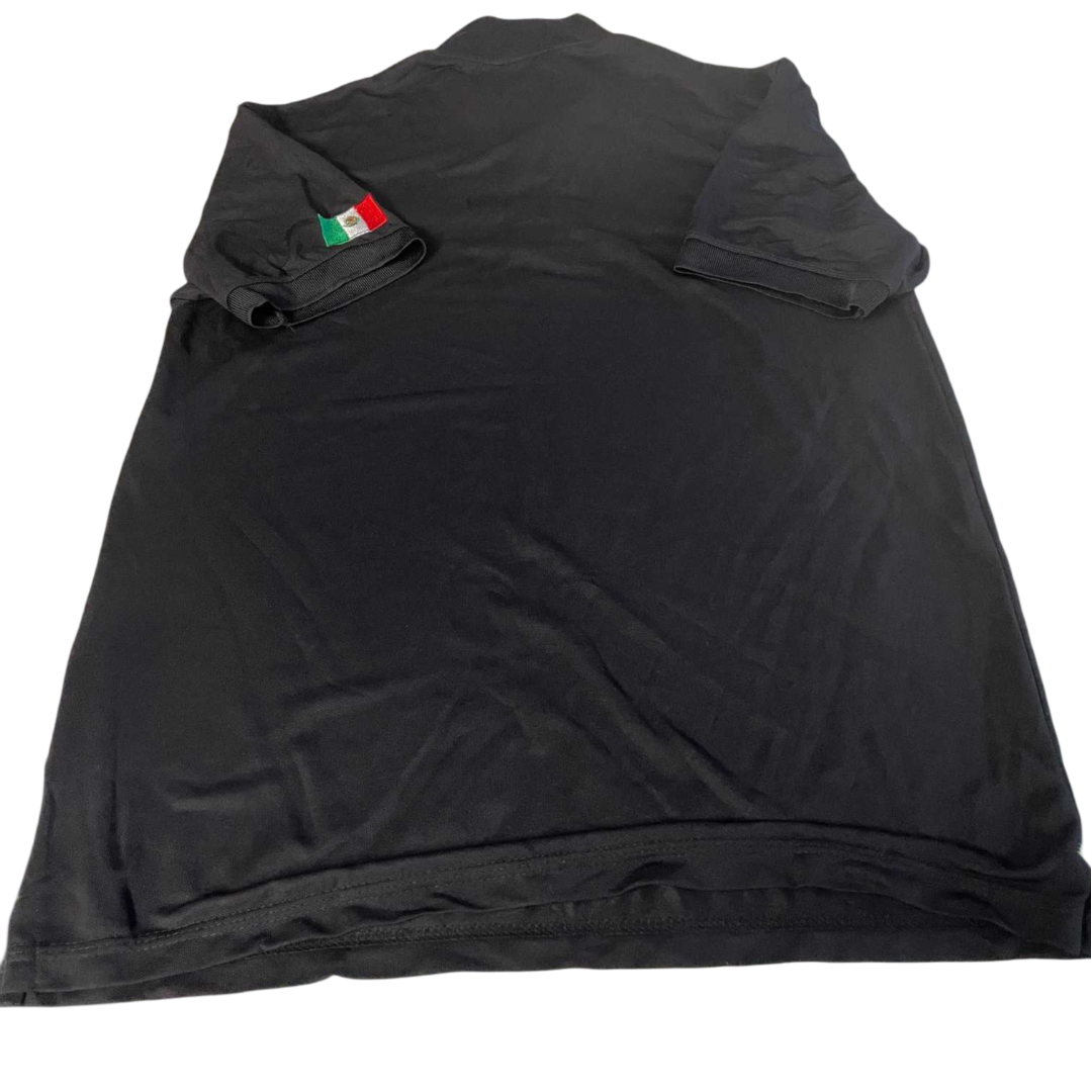 Vintage men Playerytees Sport black polo tees in L|L31 W20|SKU 5541