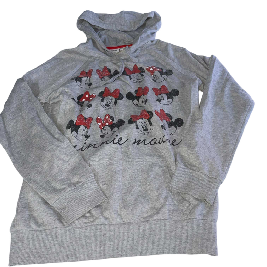 Vintage Grey unisex Mickey mouse graphics Disney hoodie in M|L25 W17|SKU 5550