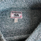 Vintage Techstyles crew neck New york print grey fleece sweatshirt in L|L28 W22| SKU 5556