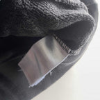 Vintage men Adidas Original big leaf three stripe logo graphics black hoodie in L|L26 W20|SKU 5566