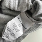 Vintage men champion grey regular fit hoodie in M|L27 W20| SKU 5567