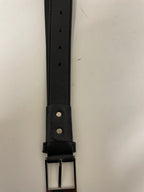 Vintage black leathers men belt