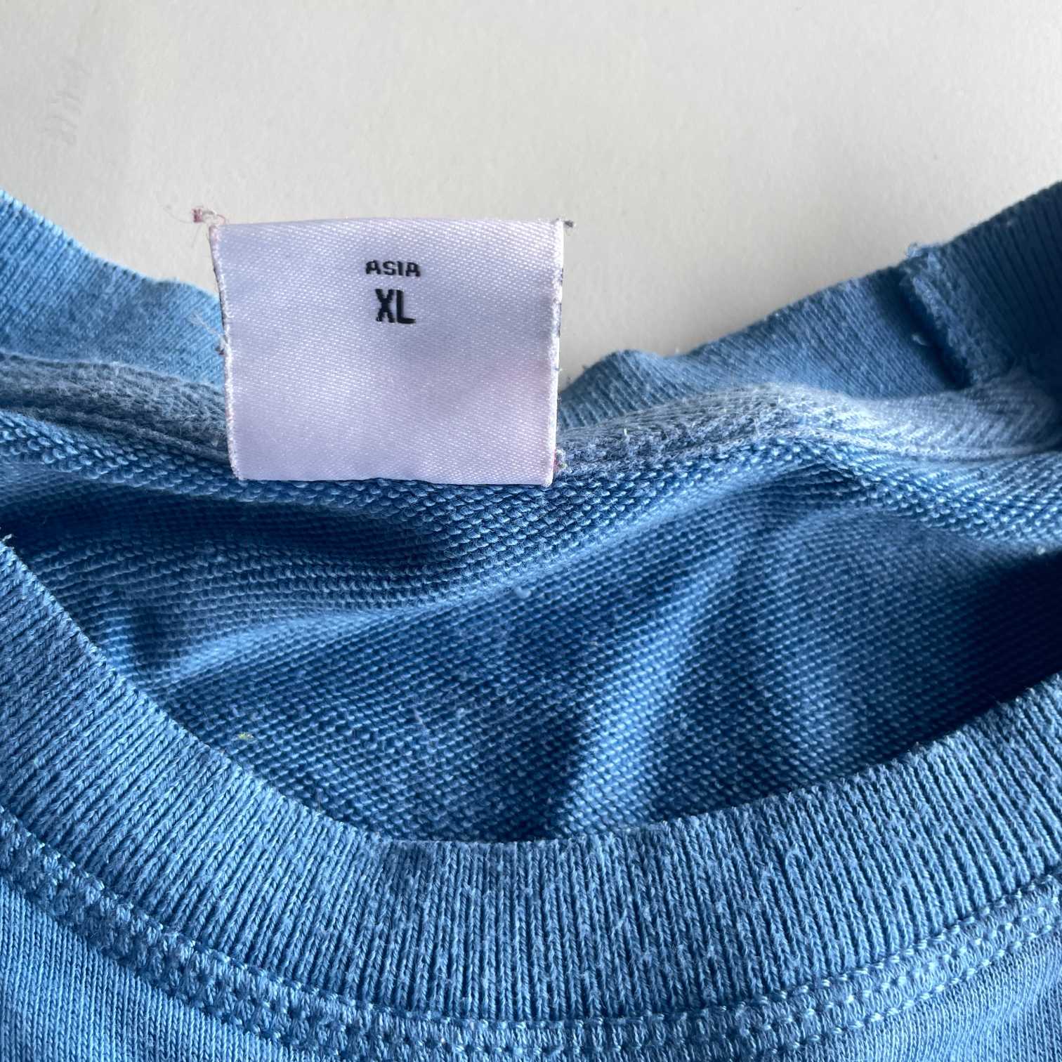 Vintage men lee cooper original blue crew neck sweatshirt in L|L 28 W23|SKU 5576