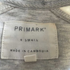 Vintage men Primark Madrid graphics grey sweatshirt in S|L26 W19|SKU 5580