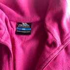Vintage women trespass pink fleece 1/4 zip high neck sweater in XS|L26 W17|SKU 5583