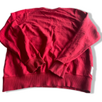Vintage men Duffer Athletic crew london graphics red crew neck sweatshirt in M|L27 W21|SKU 5590
