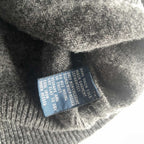 Vintage mens polo ralph lauren 100% Lambs wool grey sleeveless v-neck sweater in M|L 23 W19|SKU 5591