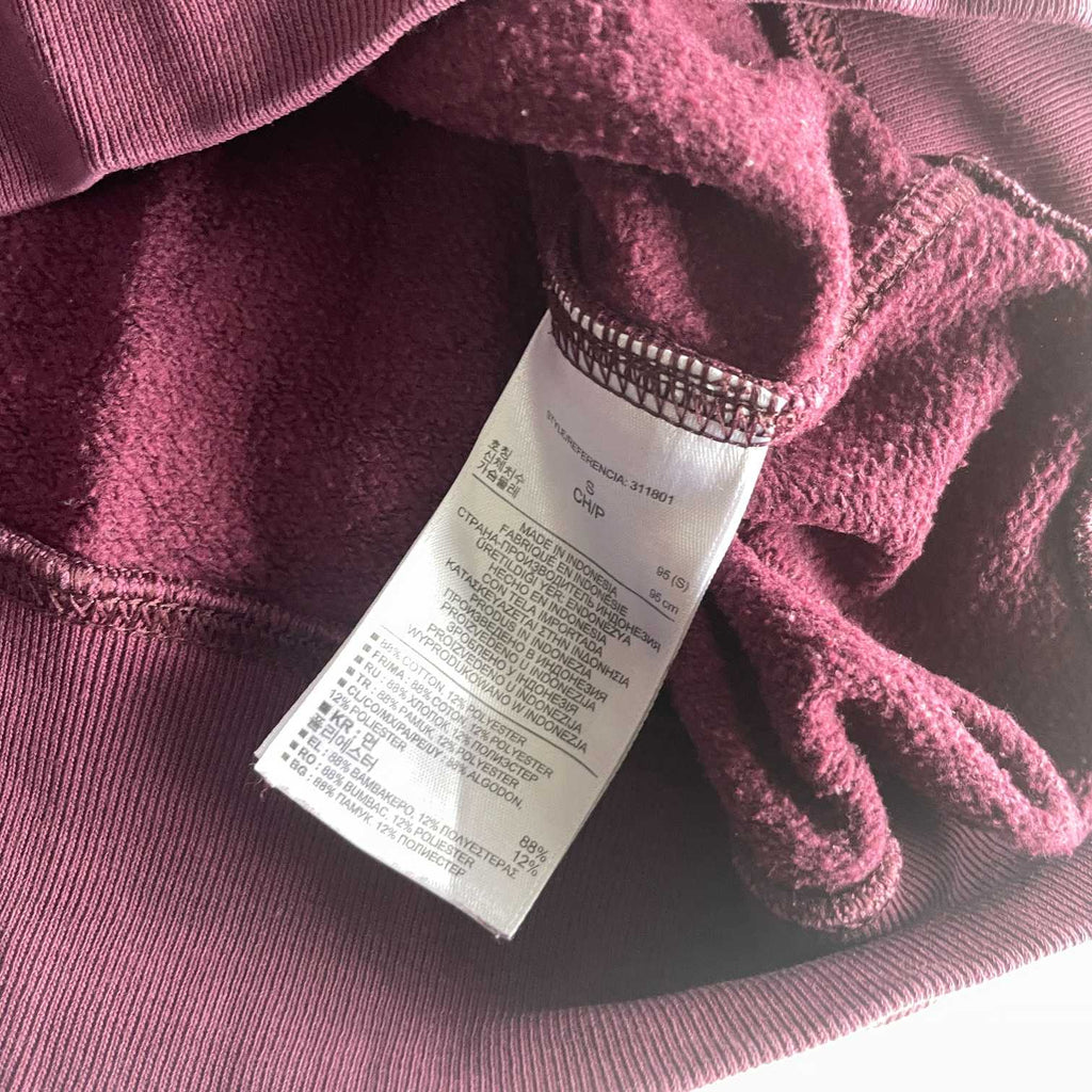 Vintage men Gap burgundy cotton sweatshirt in M|L26 W20|SKU 5592