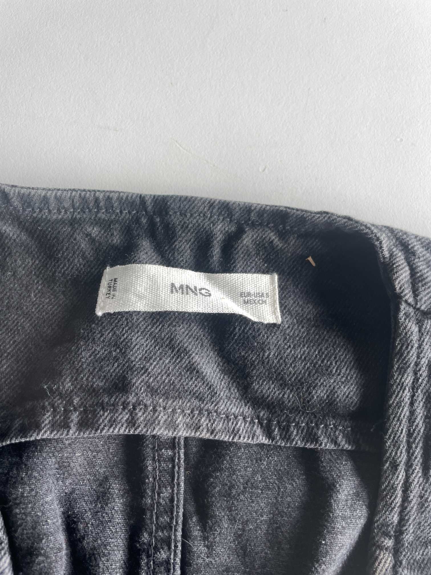 Vintage women MNG washed denim grey sleeveless jacket in S| L22 W17|SKU 5594